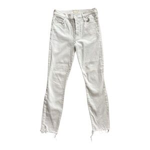 MOTHER The Stunner Ankle Fray Jeans